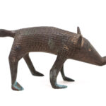 Pig Figure - Bronze - Edo - Benin