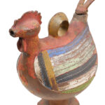 Rooster Figure - Terracotta - Akan- Ghana - Schädler Certificate