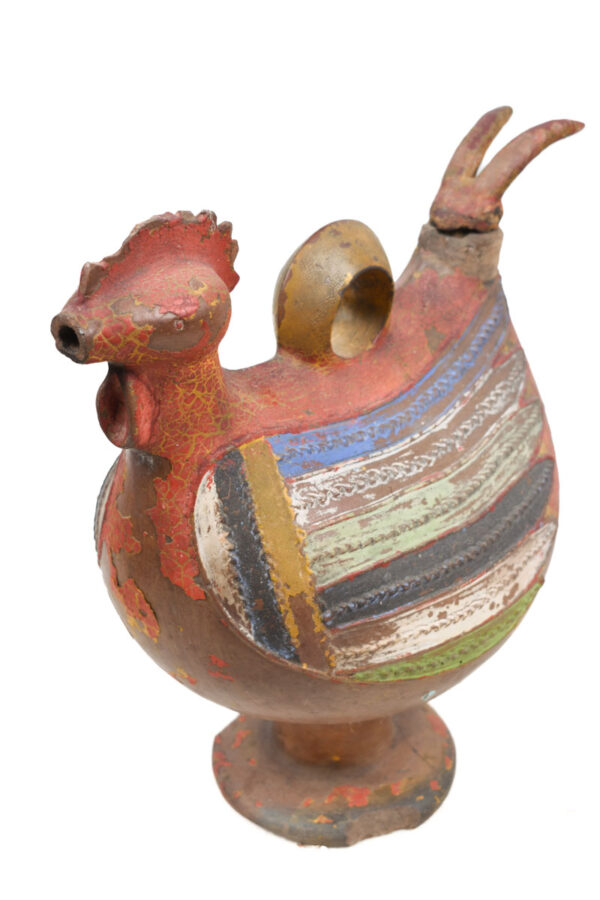 Rooster Figure - Terracotta - Akan- Ghana - Schädler Certificate