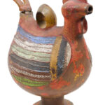 Rooster Figure - Terracotta - Akan- Ghana - Schädler Certificate
