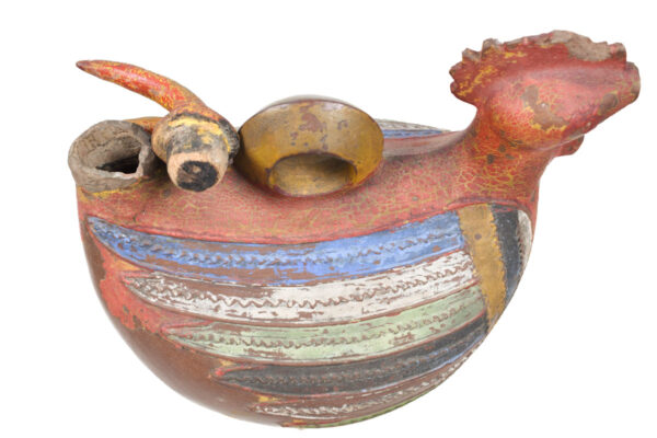 Rooster Figure - Terracotta - Akan- Ghana - Schädler Certificate