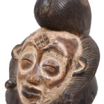 Initiation mask - Wood - Punu - Gabon