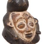 Initiation mask - Wood - Punu - Gabon