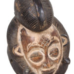 Initiation mask - Wood - Punu - Gabon