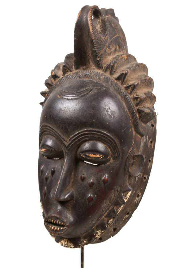 Dance mask - Wood - Baule - Ivory Coast
