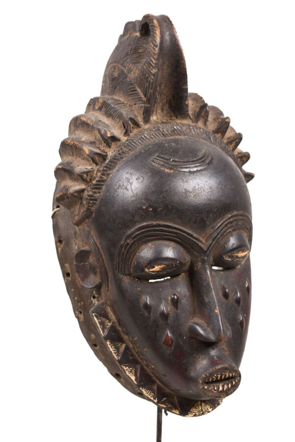 Dance mask - Wood - Baule - Ivory Coast