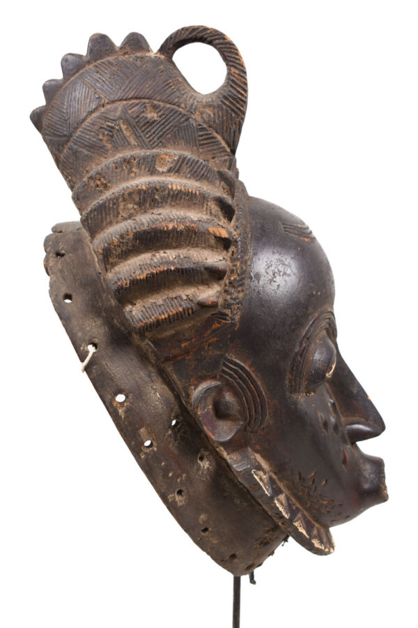 Dance mask - Wood - Baule - Ivory Coast
