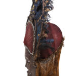 Chihongo Mask - Feathers, Wood - Chokwe - DR Congo