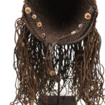 Headdress - Shells, Plant fibre, Buttons - Lega - Congo