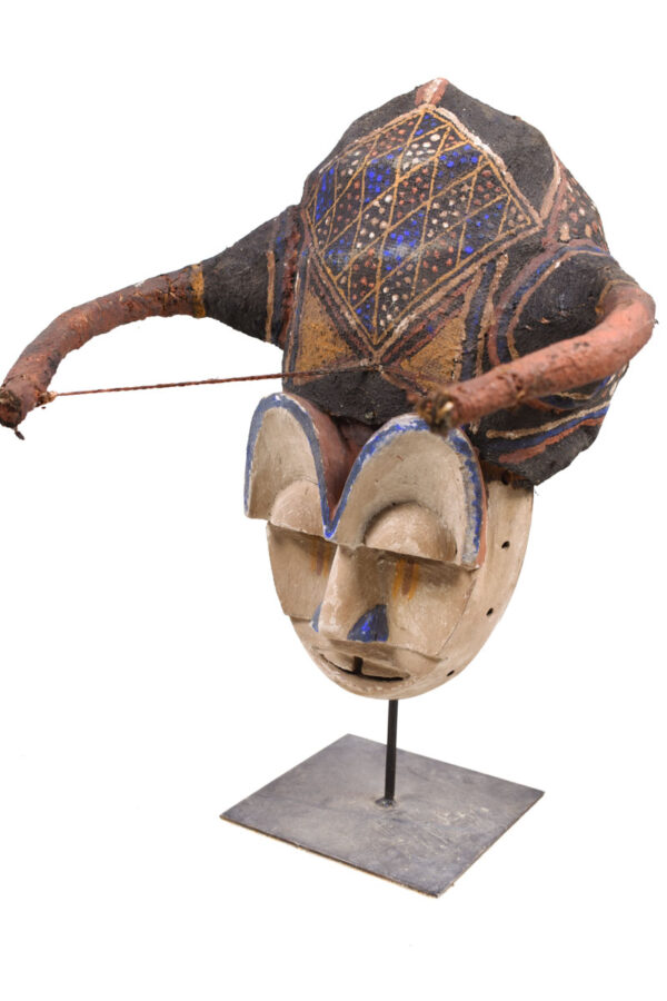Kakunga mask - Textile, Wood - Yaka - Congo