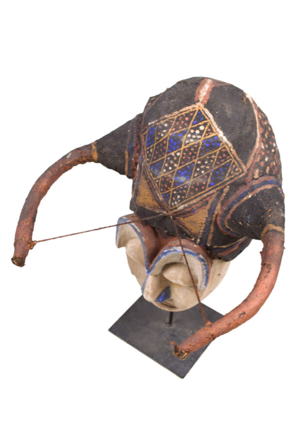 Kakunga mask - Textile, Wood - Yaka - Congo