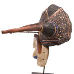 Kakunga mask - Textile, Wood - Yaka - Congo