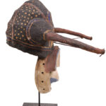 Kakunga mask - Textile, Wood - Yaka - Congo