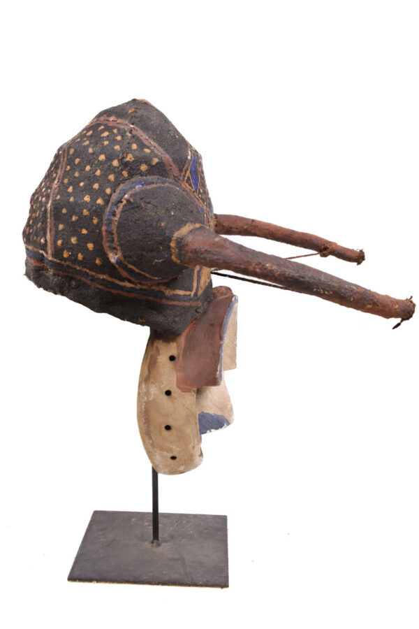 Kakunga mask - Textile, Wood - Yaka - Congo