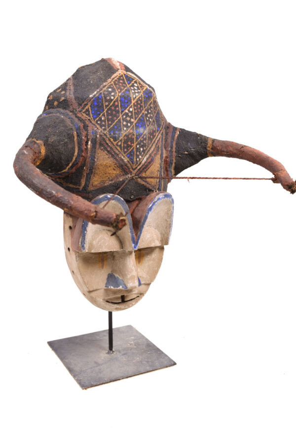 Kakunga mask - Textile, Wood - Yaka - Congo