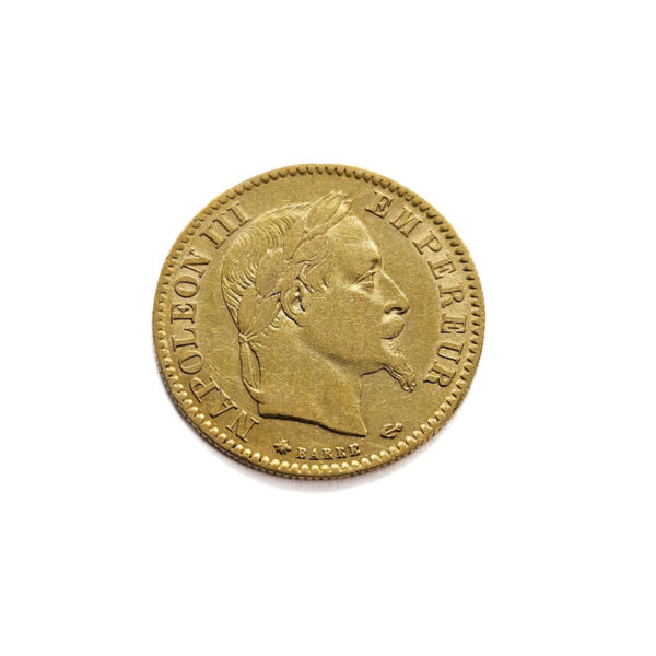 France 10 Francs 1865-A Napoleon III