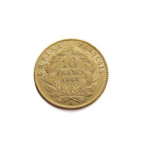 France 10 Francs 1865-A Napoleon III