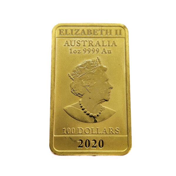Australia 100 Dollars 2020 Dragon - Elizabeth II - 1 Oz.