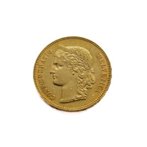 Switzerland 20 Francs 1891 Helvetica