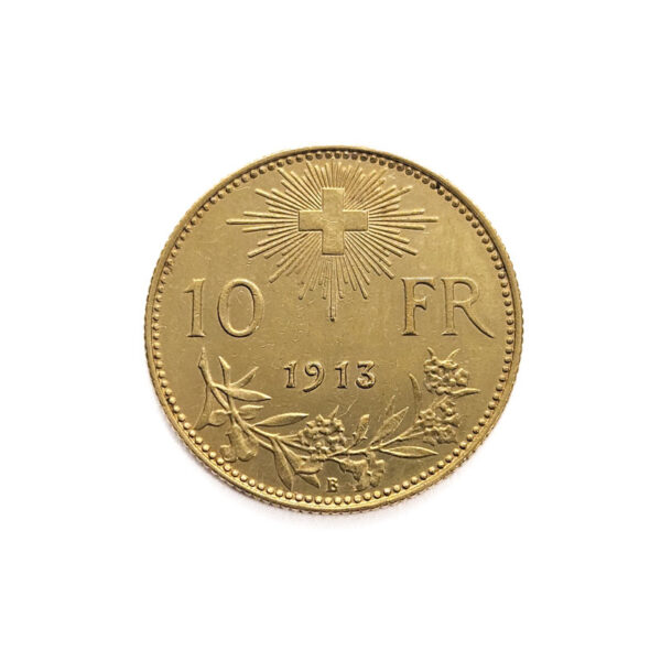 Switzerland 10 Francs 1913 Helvetia