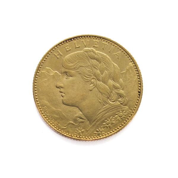 Switzerland 10 Francs 1913 Helvetia