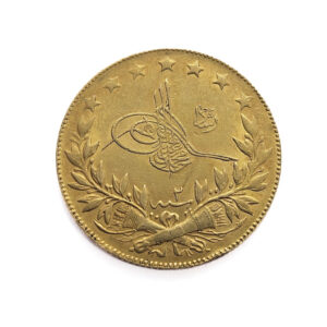 Ottoman Empire / Turkey 100 Kurush AH 1327/2 (1910) Mehmed V