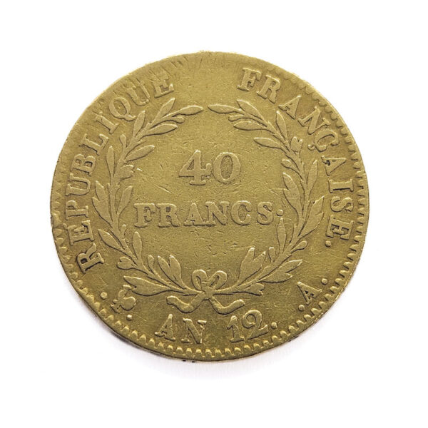 France 40 Francs AN12-A (1803) Napoleon