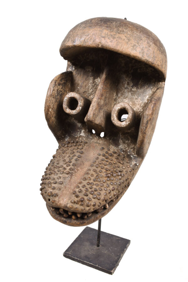 Mask - Wood, Nails, Teeth - Guere - Ivory Coast