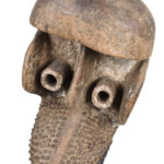 Mask - Wood, Nails, Teeth - Guere - Ivory Coast