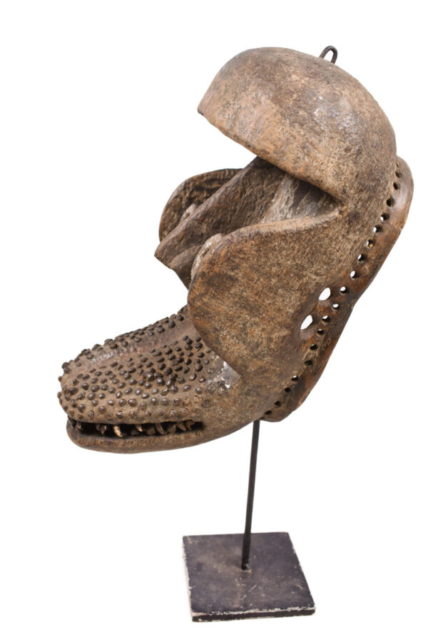 Mask - Wood, Nails, Teeth - Guere - Ivory Coast