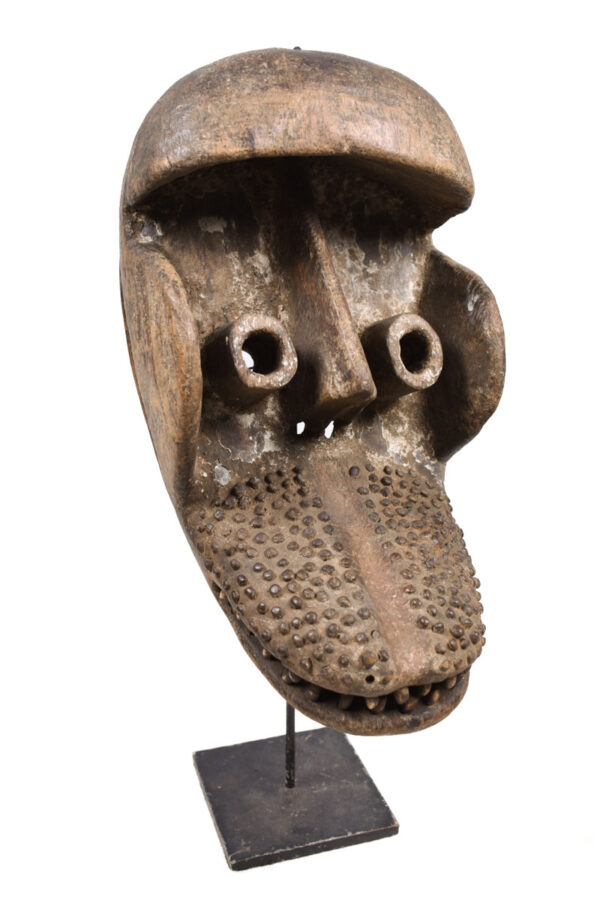Mask - Wood, Nails, Teeth - Guere - Ivory Coast