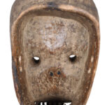 Mask - Wood, Nails, Teeth - Guere - Ivory Coast
