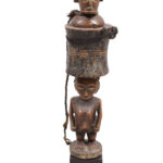 Snuff mortar- Wood - Chokwe - Congo