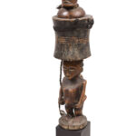 Snuff mortar- Wood - Chokwe - Congo