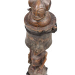 Snuff mortar- Wood - Chokwe - Congo