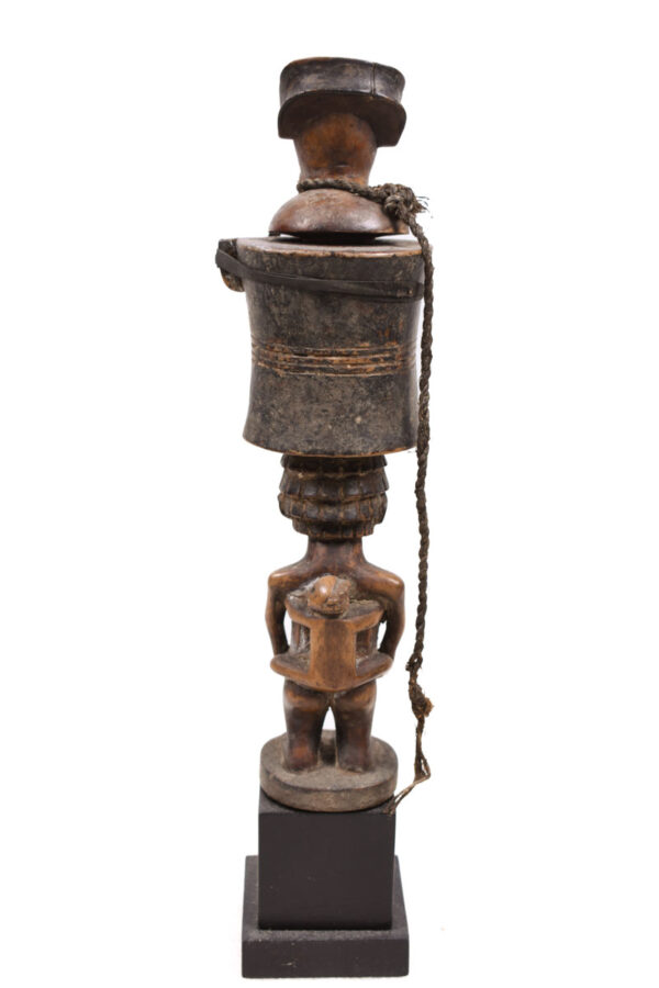 Snuff mortar- Wood - Chokwe - Congo