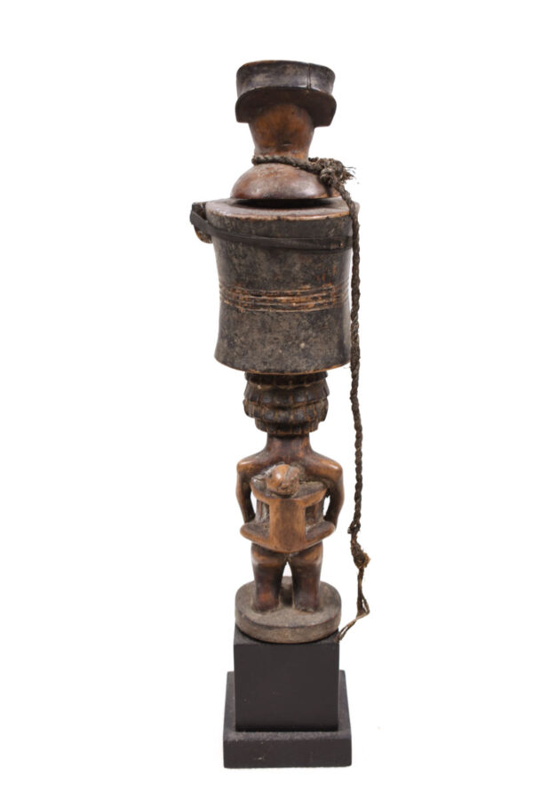 Snuff mortar- Wood - Chokwe - Congo