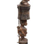Snuff mortar- Wood - Chokwe - Congo