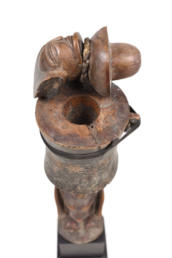 Snuff mortar- Wood - Chokwe - Congo