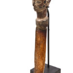 Ceremonial Knife - Wood - Bone - IGBO - Nigeria