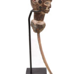 Ceremonial Knife - Wood - Bone - IGBO - Nigeria