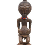 Power Figure - Wood, Horn - Songye - Congo