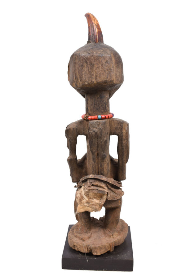 Power Figure - Wood, Horn - Songye - Congo