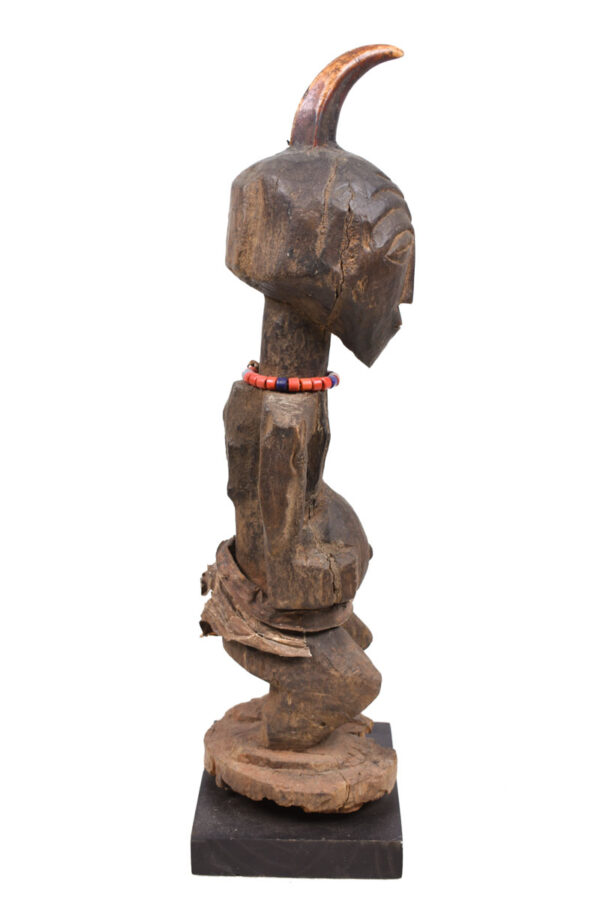 Power Figure - Wood, Horn - Songye - Congo