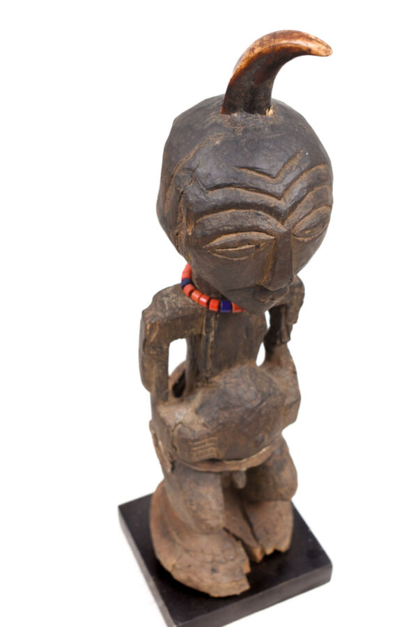 Power Figure - Wood, Horn - Songye - Congo