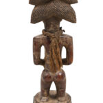 Bowl-barrier Figure - Wood - Mboko - Luba - Congo DRC