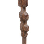 Cult Staff - Wood - Shango - Yoruba - Nigeria - Schädler certificate