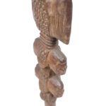 Cult Staff - Wood - Shango - Yoruba - Nigeria - Schädler certificate