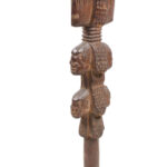 Cult Staff - Wood - Shango - Yoruba - Nigeria - Schädler certificate