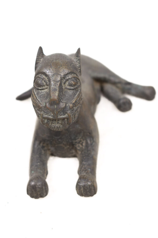 Leopard Figure - Bronze - Edo - Benin